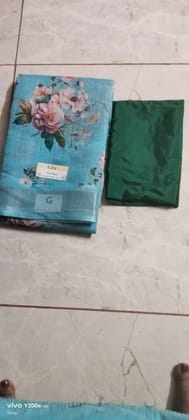 Elegant Blue Georgette Saree by KEERTHANA TRENDS