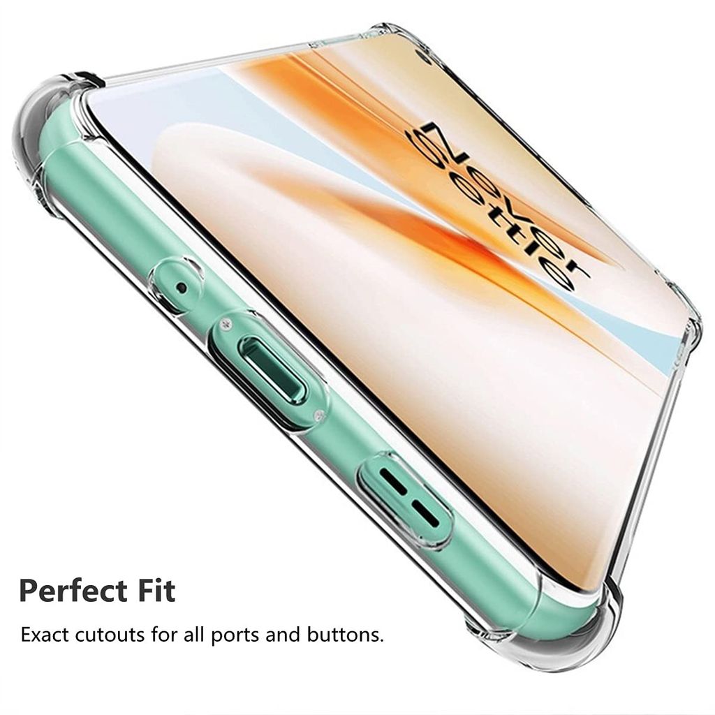 PLUGTECH TPU Ultra Hybrid Clear Camera Protection Back Cover Case for OnePlus 12-Transparent