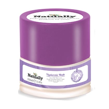 Natually Hyaluronic Mask |Boosts Skin Hydration Deeply Nourished & Plump Skin | 350g