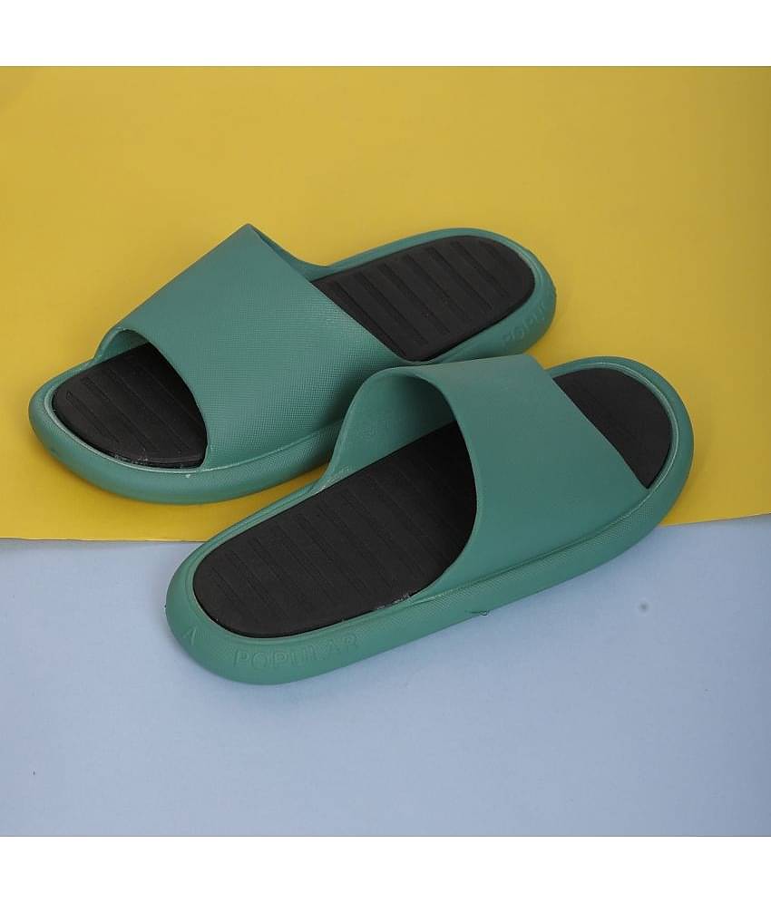 Style Height Green Men's Slide Flip Flop
