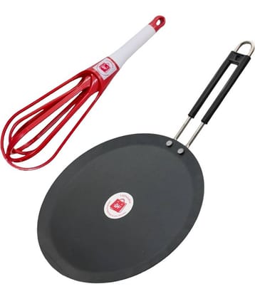 LAZYWINDOW Iron Flat Tawa ( Pack of 1 )