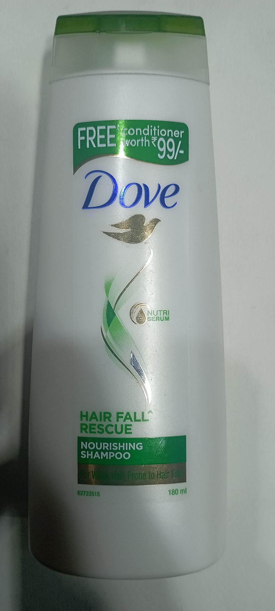 Dove nutri serum hair fall rescue Nourishing shampoo 180