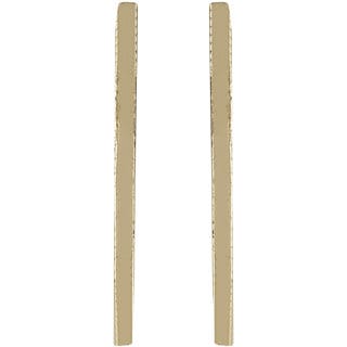 Rectangle Studds Earrings for Women's  Girls Earrings Color Golden Alloy Brass  Copper Material Earrings for Women's