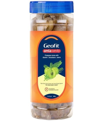 Geofit Dry Amla Fruit Candy with Ajwain, Anardana & Jeera 100% Pure and Natural - 400g (Pack Of 1)