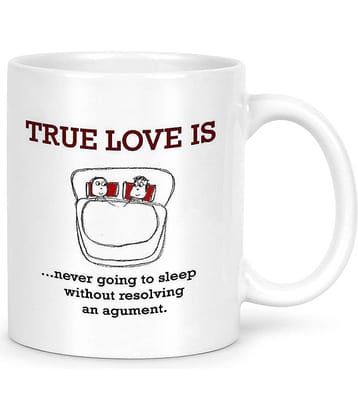 Idream Quote Printed Ceramic Coffee Mug 1 Pcs 330 mL