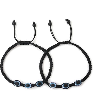 VIRAASI - Black Anklets ( Pack of 1 )