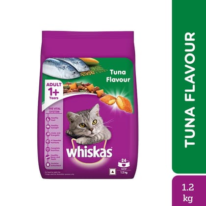 Whiskas Tuna Flavour Adult (1+ Years) Dry Cat Food 1.2kg