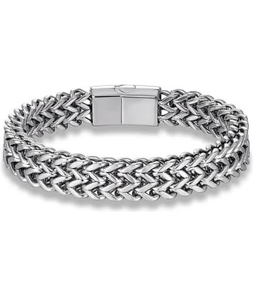 FASHION FRILL Silver Bracelet ( Pack of 1 )