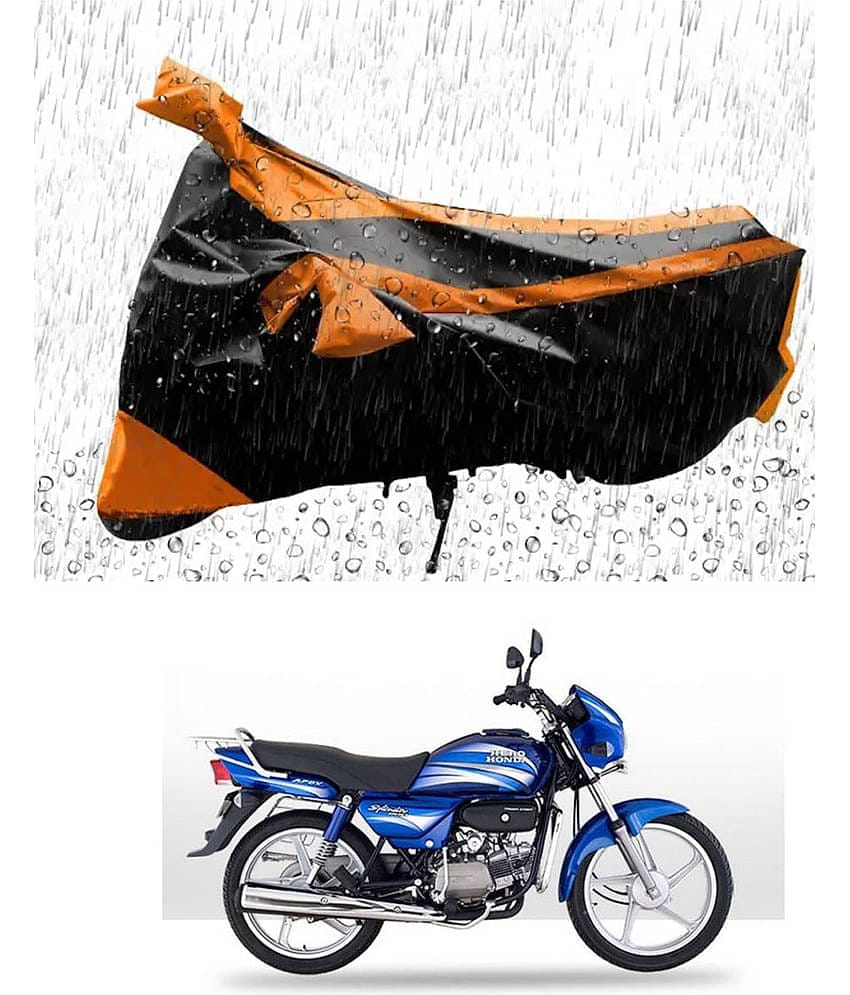 JVG Bike Body Cover for Hero Splendor Pro ( Pack of 1 ) , Orange