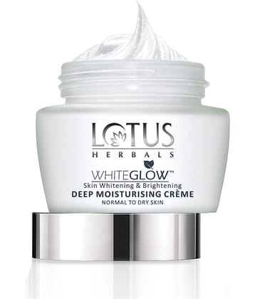 Lotus Herbals Whiteglow Skin Whitening & Brightening Moisturising Cream SPF 20 PA+++, 40g (Pack of 1)