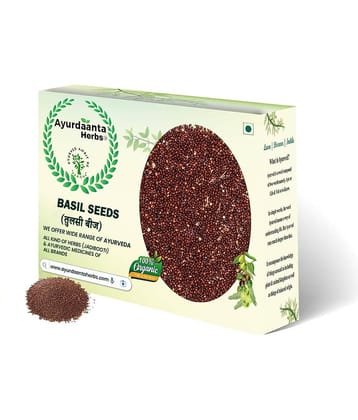 Ayurdaanta Herbs Tulsi Beej/Tulsi Seeds 100Gm)
