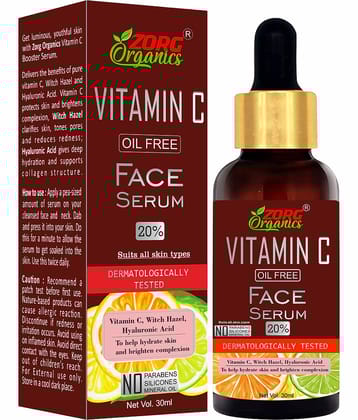 Zorg Organics Vitamin C Serum - Anti Wrinkle & Anti Ageing Face Serum Face Serum 30 mL