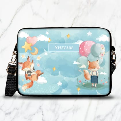 Lil Forest Friends Kids Laptop Bag-Mr Fox Height / 13.3"