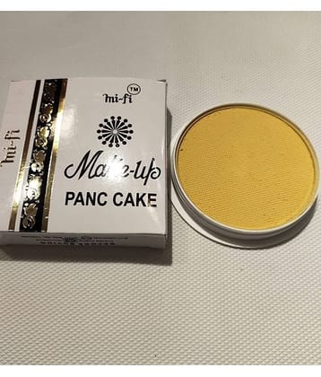mifi Pan-Cake - Yellow Colour Make up Powder For Classical Dance - Pack Of 1