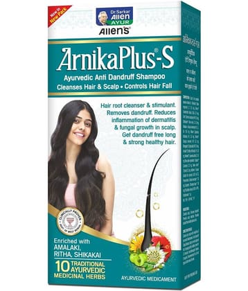 ALLEN Arnika Plus Anti Dandruff Shampoo Liquid 100 ml Pack Of 2