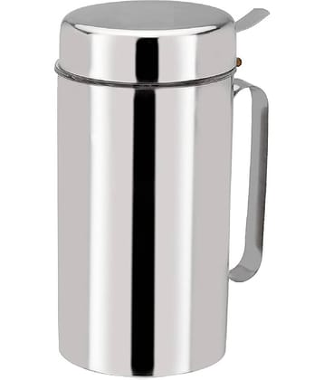 Dynore Steel Transparent Oil Container ( Set of 1 )