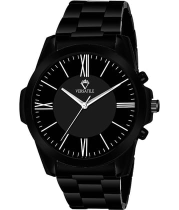 Versatile - Black Stainless Steel Analog Men's Watch