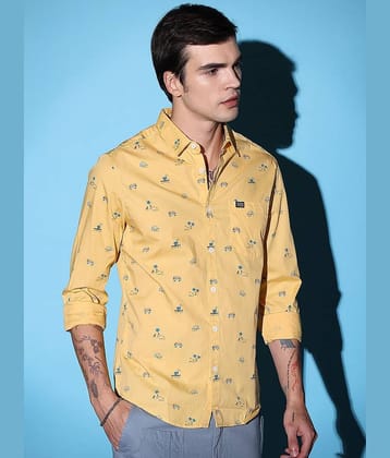 The Indian Garage Co Slim Fit Conversational Printed Pure Cotton Casual Shirt