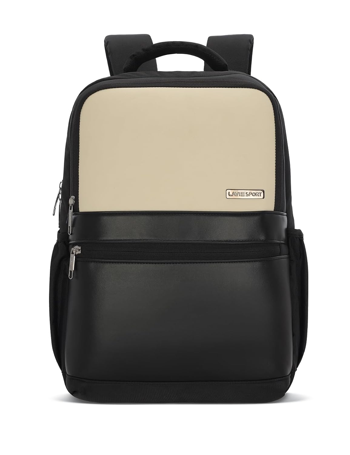 Sport 45cm Pioneer 24 Litres Laptop Backpack with Trolley Sleeve For Men & Women|Vegan Leather|Office Travel Backpack|Front organizer|Bottle Holder|Fits upto 14" Laptop