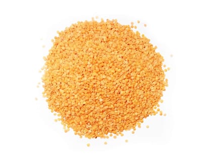 Ekgaon Unpolished Desi Masoor Dal - Dhuli (Washed & Split Red Gram) (1Kg)