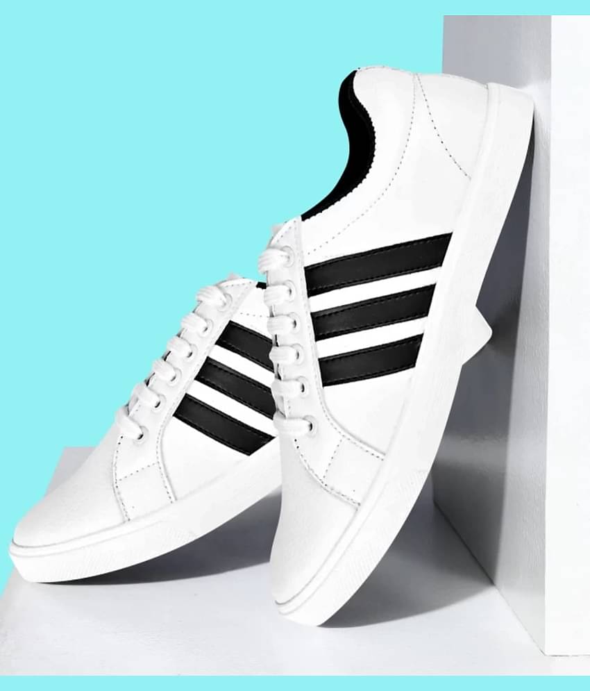 ADISO Men's Lifestyle Shoes White Men's Outdoor Shoes