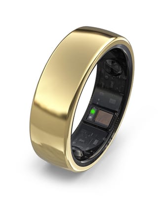 aabo Ring, Health & Fitness Tracker Smart Ring, Advanced Sleep Monitoring, Stress & Activity Tracking, Titanium, IP68 Waterproof (Wireless Charging, Gold, 9) aabo Ring, Health & Fitness Tracker Smart Ring, Advanced Sleep Monitoring, Stress & Activity Tra