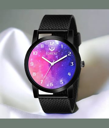 Lorenz Black Silicon Analog Men's Watch