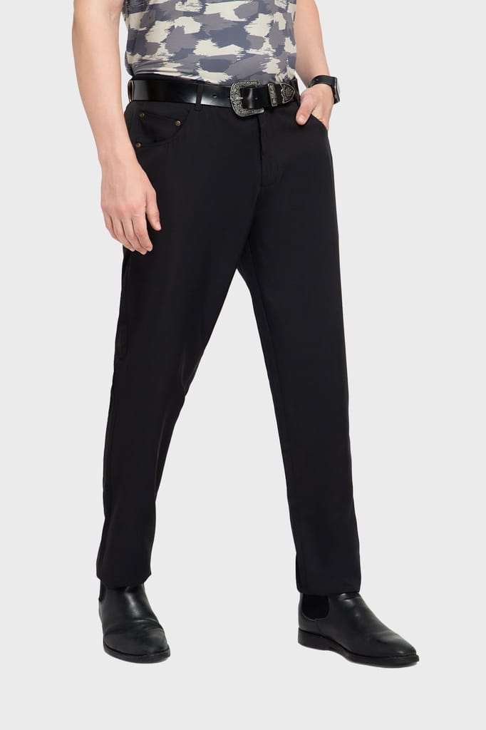 AH Mechanical Stretch Heavy Black Golf Pant