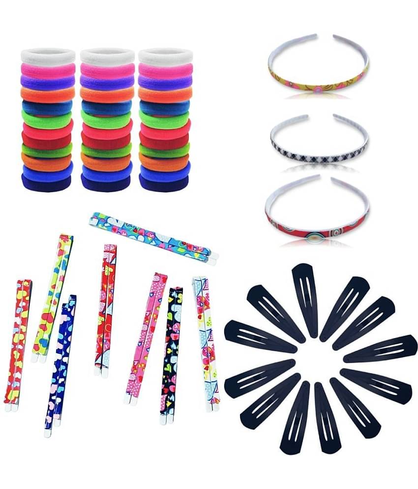BELLO TOKO - Multi Women's Hair Accessory Set ( Pack of 1 )