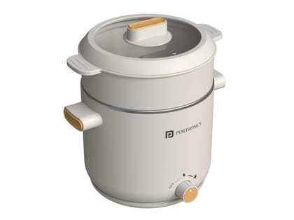 Portronics AnyMeal 1.5L Capacity, Dual Heat Setting, Cool Touch Handle, 360  Swirl Charging Base