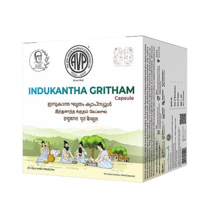 Indukantha Gritham Capsule 100 Tabs Box