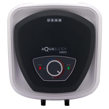 USHA AquaBuddy Neo Geyser 25 Litre 5 Star BEE Rating | Copper Heating Element | Storage Water Heater with Anti-Rust Protection | Warranty: 8 Yr Tank, 2 Yr Product USHA AquaBuddy Neo Geyser 25 Litre 5 Star BEE Rating | Copper Heating Element | Storage Wat