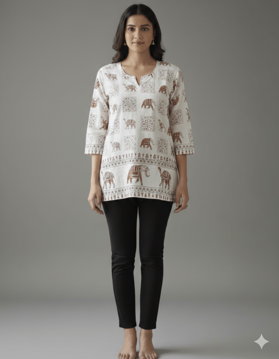 MF Women Rayon Kurti | Soft & Breathable Ethnic Kurti for Daily & Casual Wear