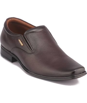 Red Chief Brown Men's Slip On Formal Shoes