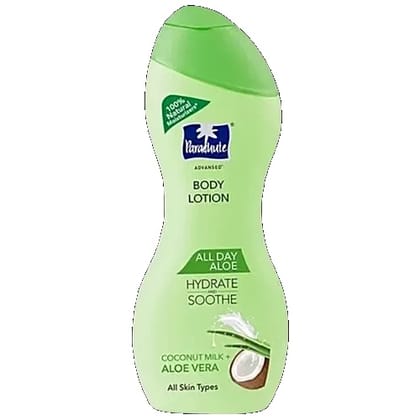 Parachute Advansed All Day Aloe Body Lotion - 100% Natural Moisturisers, 250 ml Bottle