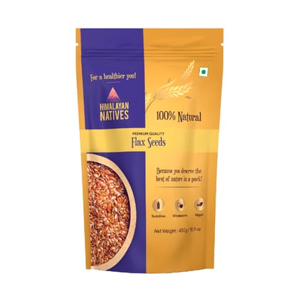 Himalayan Natives Flax Seeds 450 Gms