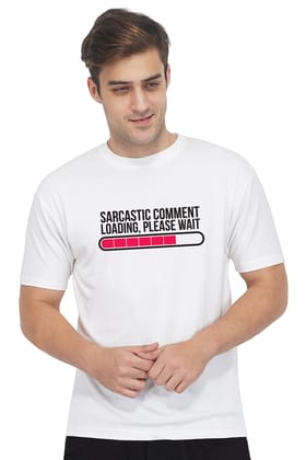 Sarcastic Comment Loading, Please Wait-White / S