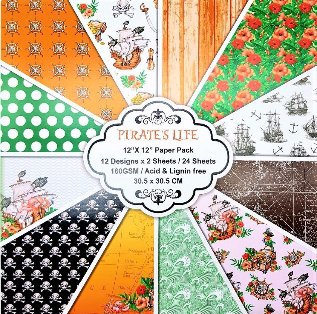 Paper Pack - Pirate's Life 12 by 12