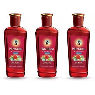 Navratna Cool Hair Oil - Pack Of 3 (200ml)