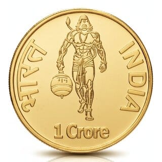 1 Crore Rupees, Hare Ka Sahara, Baba Shyam Gold-plated Fantasy Coin Heritage