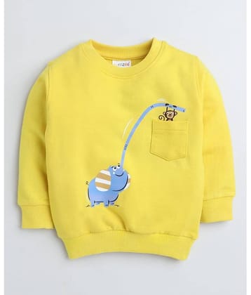 BUMZEE Pack of 1 Boys Cotton Sweatshirt ( Blue )