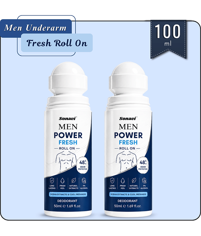 Men Urban Cool Roll On | Smooth Underarm Use 100ml