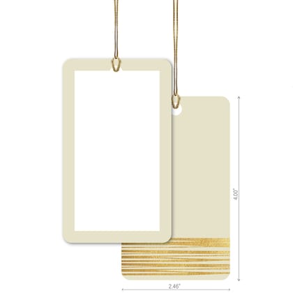 Classic - Gift Tags-Pack of 15 / Cream / No
