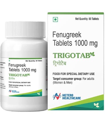 TRIGOTAB Fenugreek Seed Tablets 1000 mg