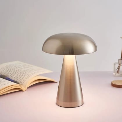 Rechargeable LED table lamp-Silver