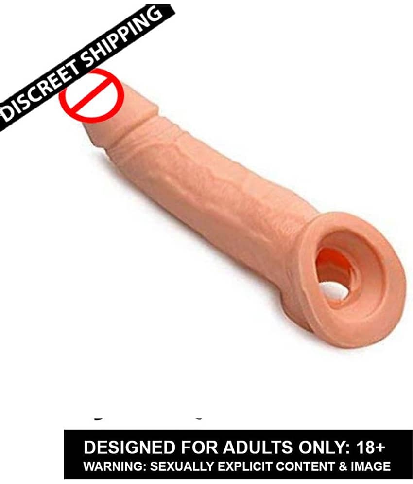 6.5 Inch Penis Sleeve with 2 Inch Extension With Double Hole By Naughty Nights