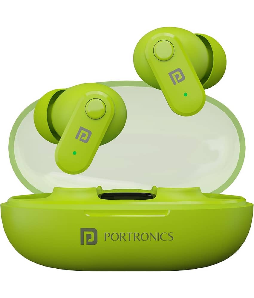 Portronics Twins S16 On Ear TWS Green