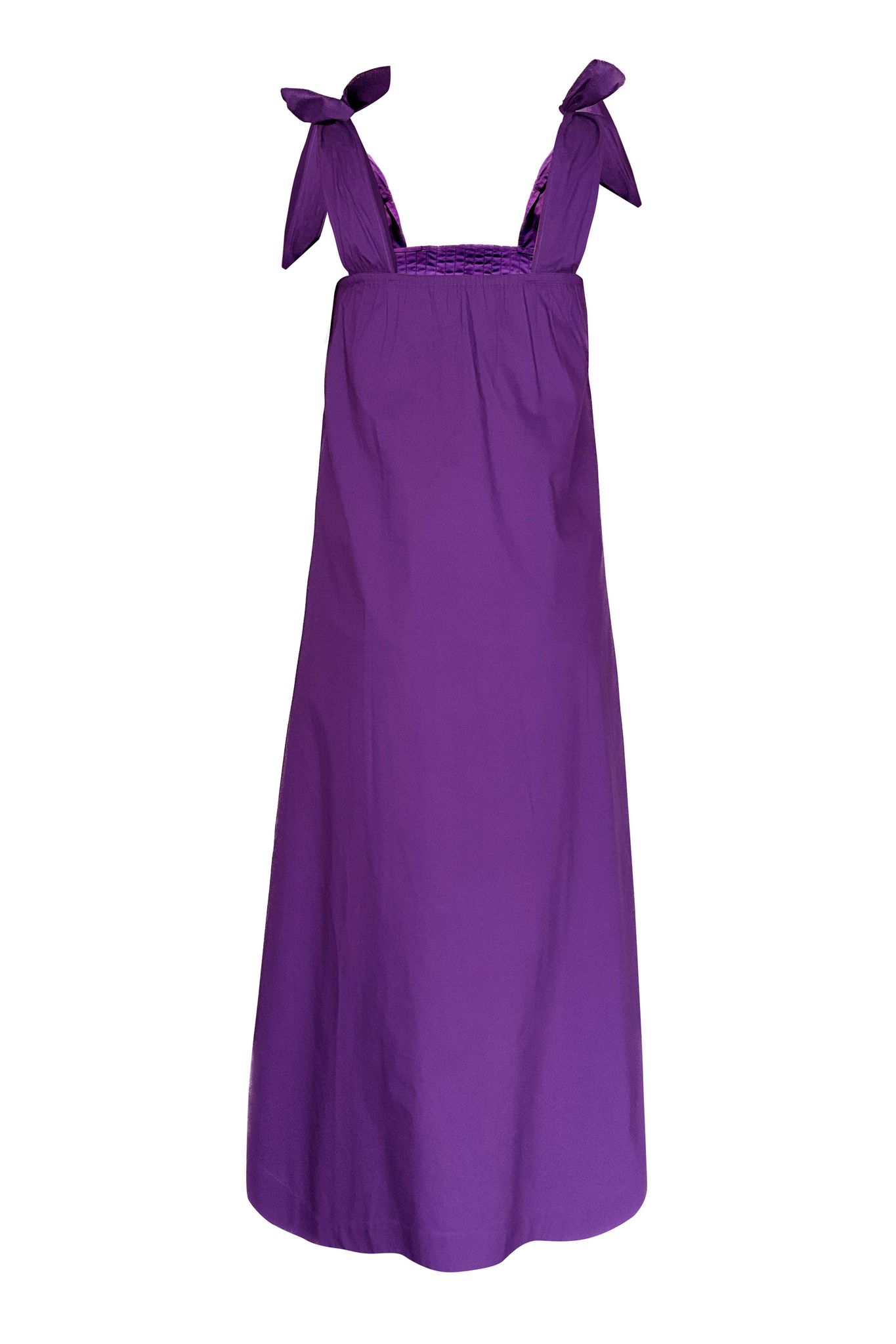 PURPLE POPLIN MIDI-XXS / Purple