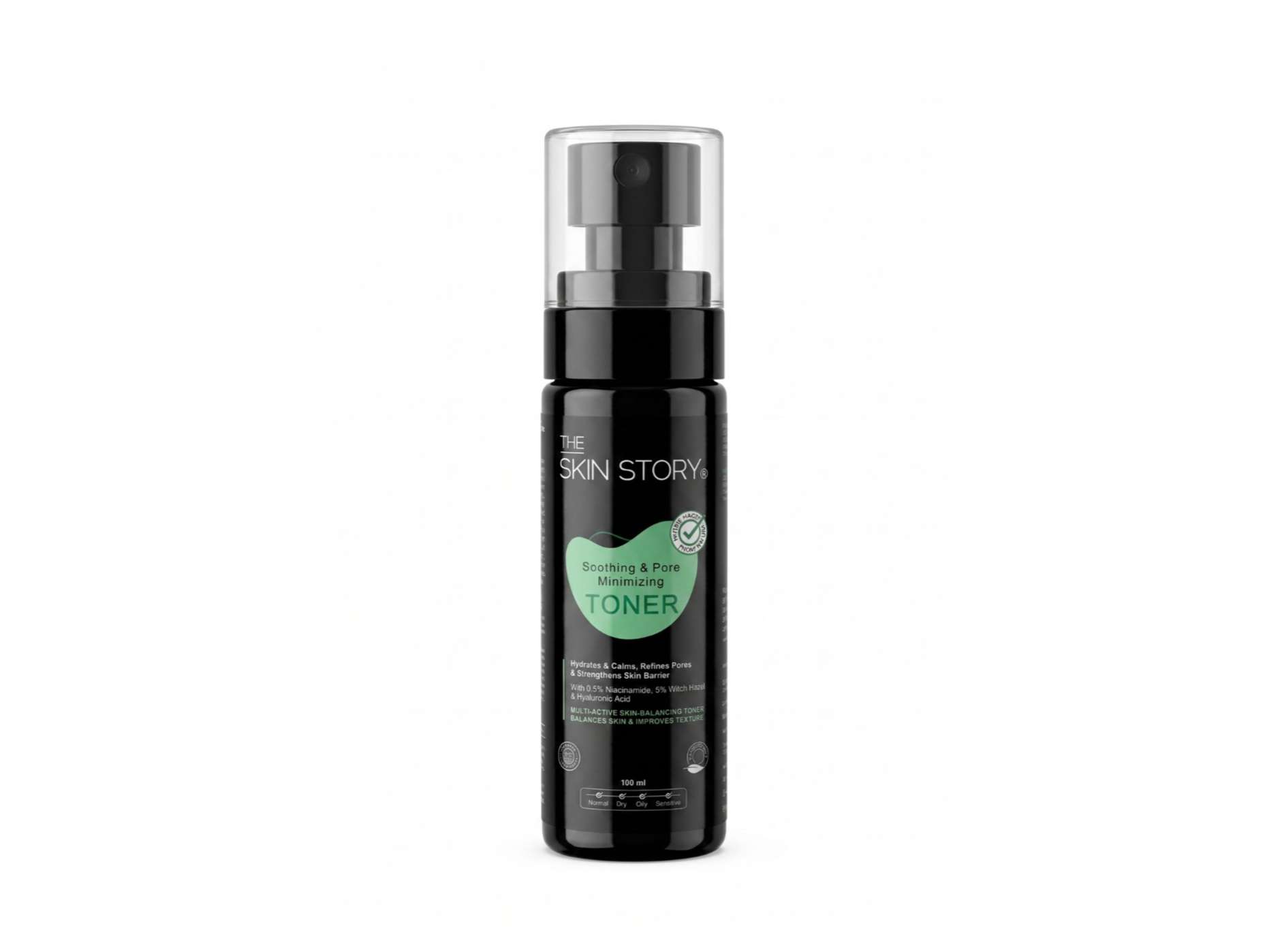 Aloe Vera, Moringa Pore Minimizing Toner Moisturizing, Oil Control For All Skin Types (100 ML)