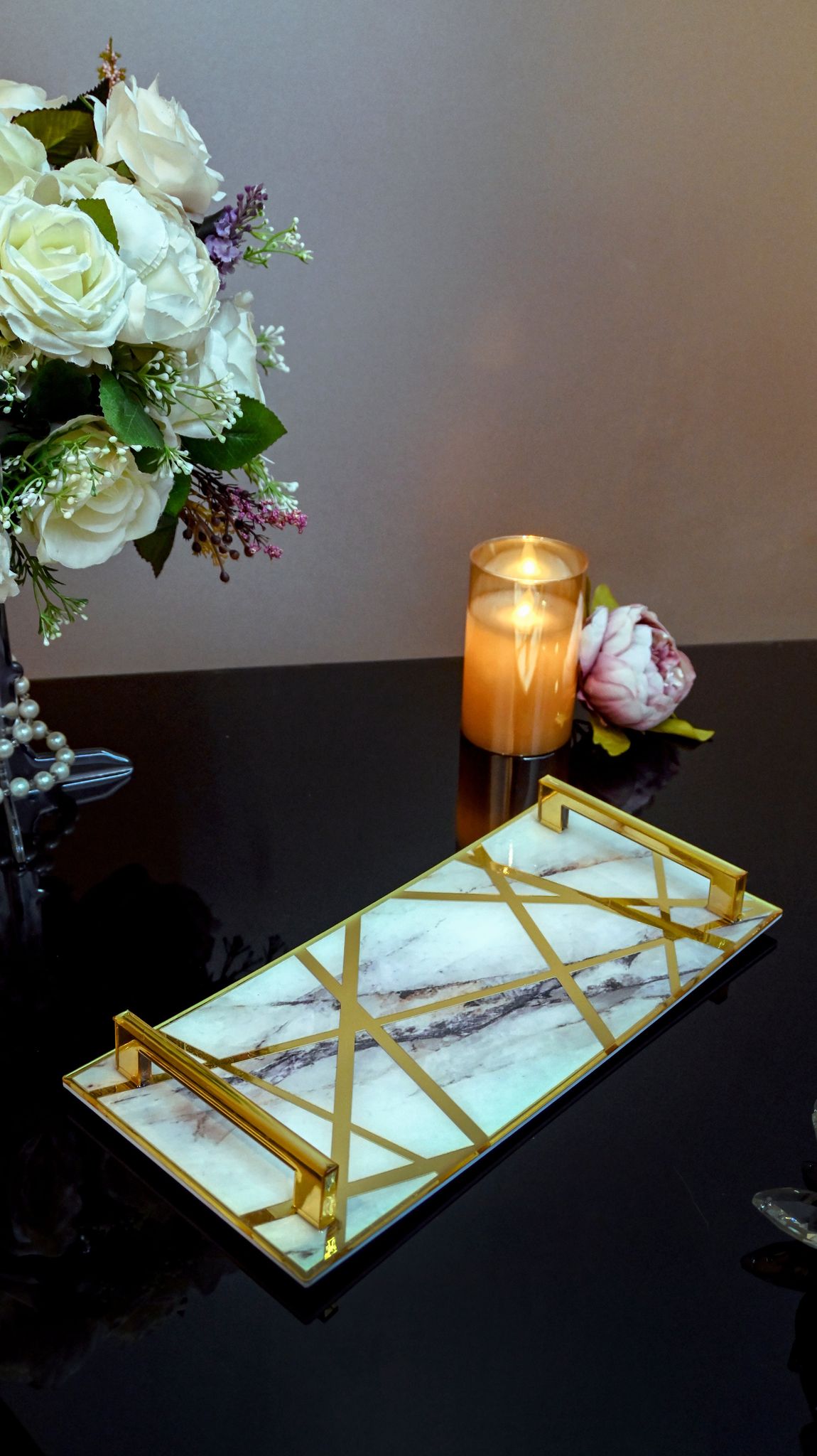 Marble Dancing Line: Medium Tray